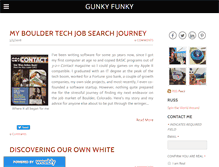 Tablet Screenshot of gunkyfunky.com